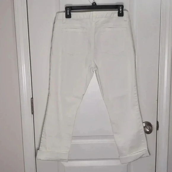 Michael Kors Off White Cotton Ankle Jean - Picture 2 of 9